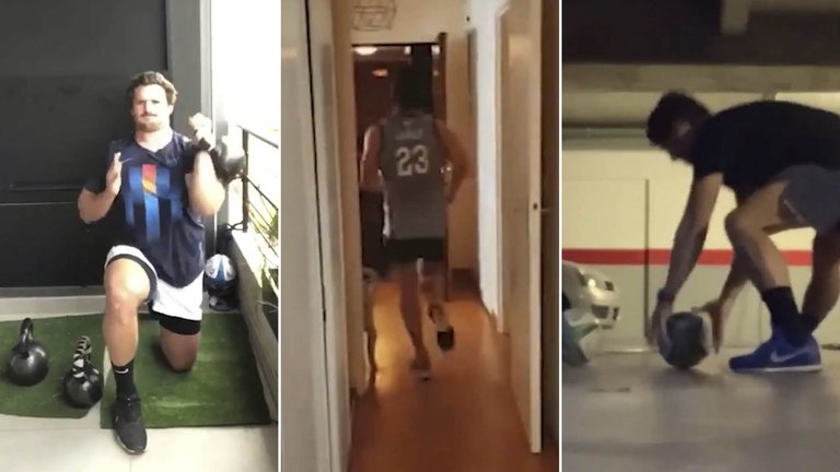 El emotivo video de Los Pumas entrenando en sus casas por la pandemia antes de vencer a los All Blacks que se hizo viral