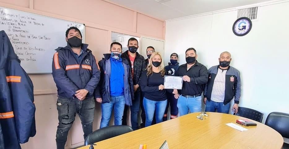 Municipales de áreas operativas recibieron reconocimiento del HCD por labor en pandemia