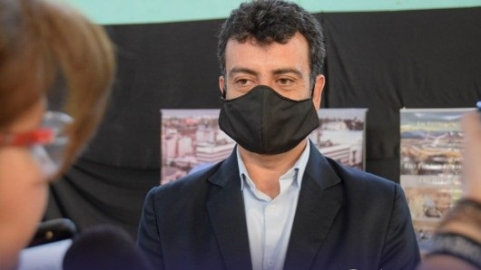 Intendente Gustavo González se reunió con Carlos Liberman en torno a reembolsos por puertos patagónicos y la baja de retenciones