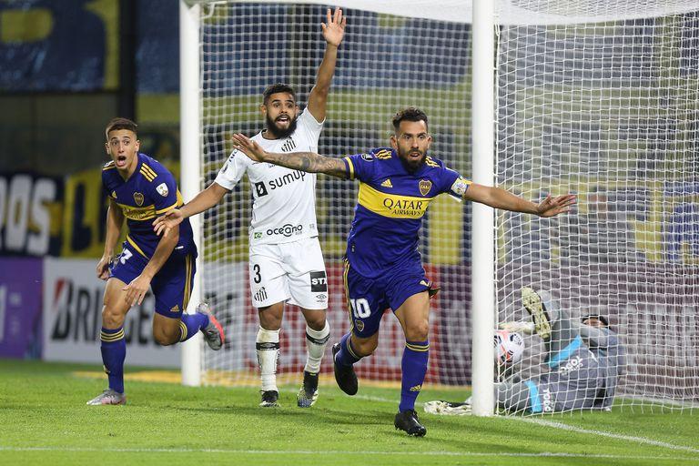 Libertadores: Boca venció a Santos en La Bombonera y afianza su buen momento