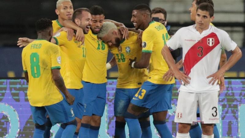 Y si le dan la Copa?: Brasil goleó 4-0 a Perú