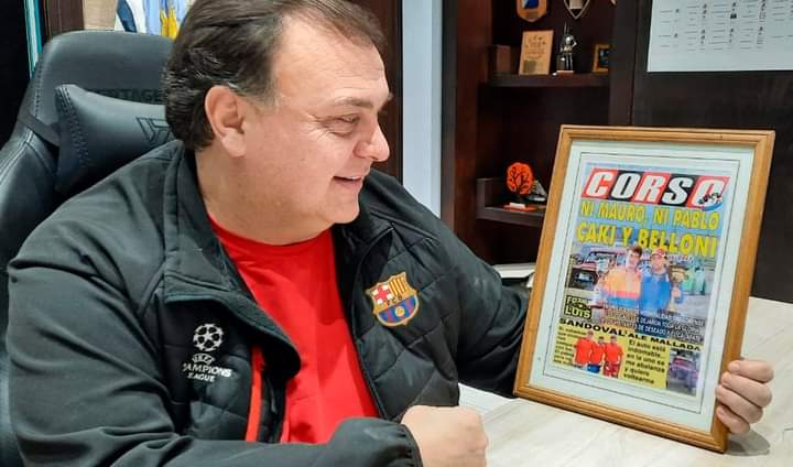 Belloni dejó en claro su total apoyo al candidato del Frente de Todos, Kaky González