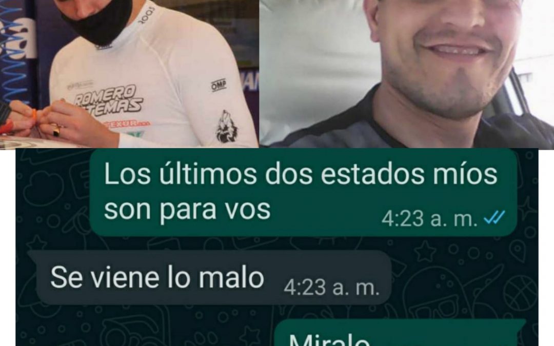 Mientras Cristóbal Riestra se negó a declarar en indagatoria, se difundió último wpp del remisero fallecido