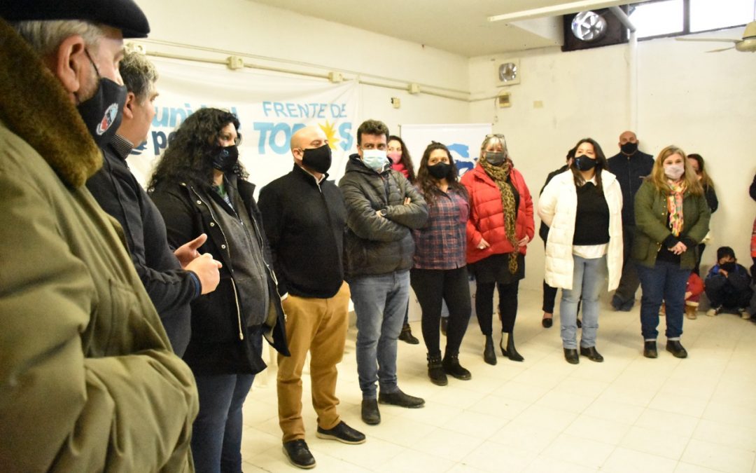 Los precandidatos a diputados del Frente de Todos recorrieron Pico Truncado