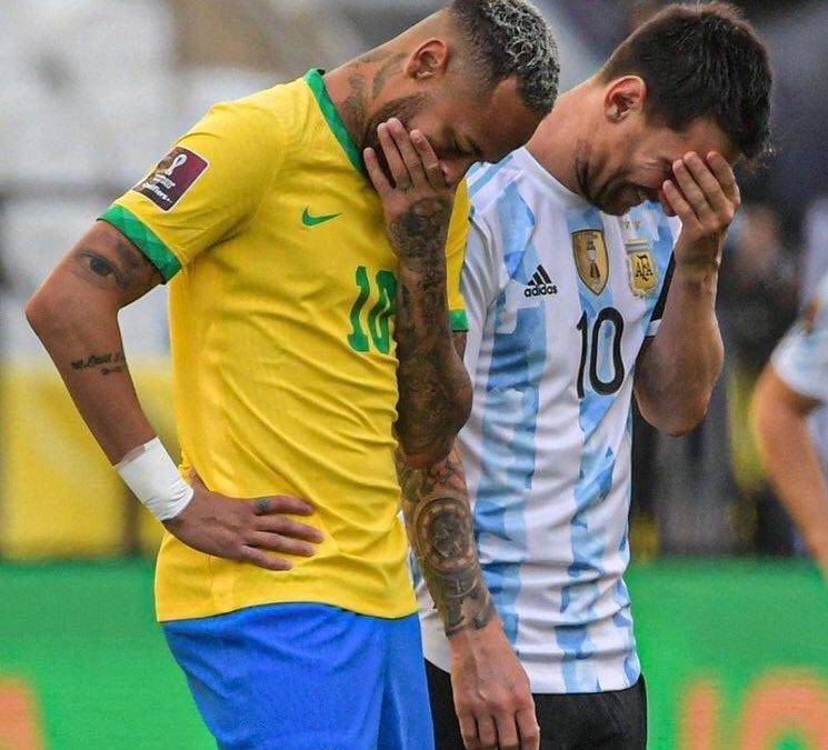 Papelón de Brasil: Autoridades sanitarias suspendieron insólitamente el partido, Argentina se vuelve al país