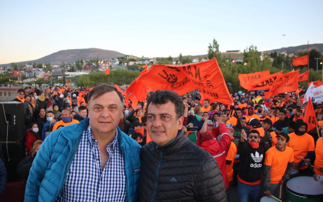 Masivo apoyo a Kaky González en El Calafate
