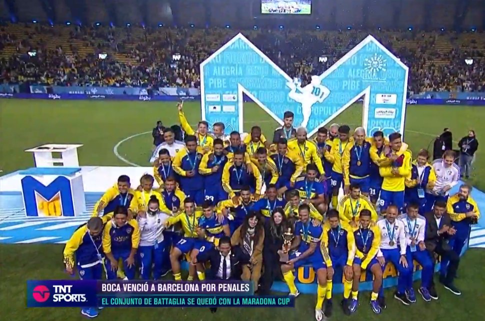Maradona Cup: Boca sigue festejando, le ganó a Barcelona en el homenaje a Diego