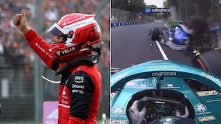Leclerc superó a Verstappen y metió pole en una accidentada clasificación de la F1 en Australia