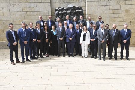 Alicia rindió homenaje a las víctimas del Holocausto en el Museo Yad Vashem