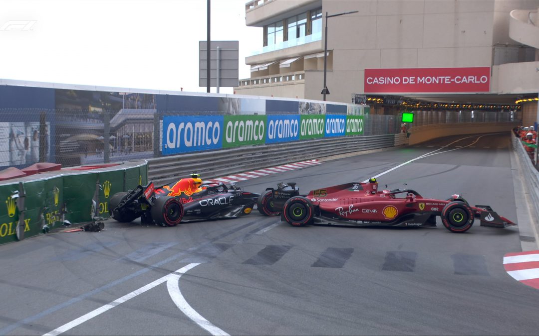 Pole para Leclerc seguido de Sainz, las Ferrari largan arriba en Mónaco en accidentada clasificación