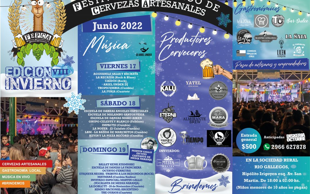 Todo lo que tenes que saber del Festival de Cervezas Artesanales más importante de la Provincia