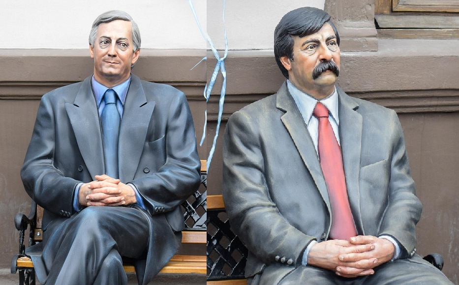 Policía Provincial detuvo a persona por vandalismo a estatuas de Néstor Kirchner y Freddy Martínez