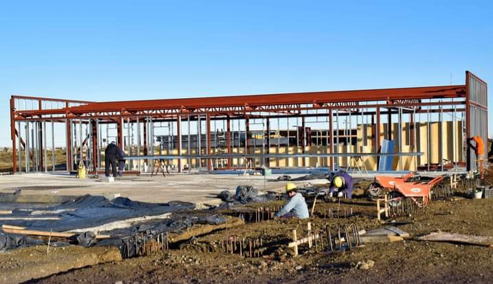 Avanza a buen ritmo la nueva Terminal de Ómnibus de Río Gallegos