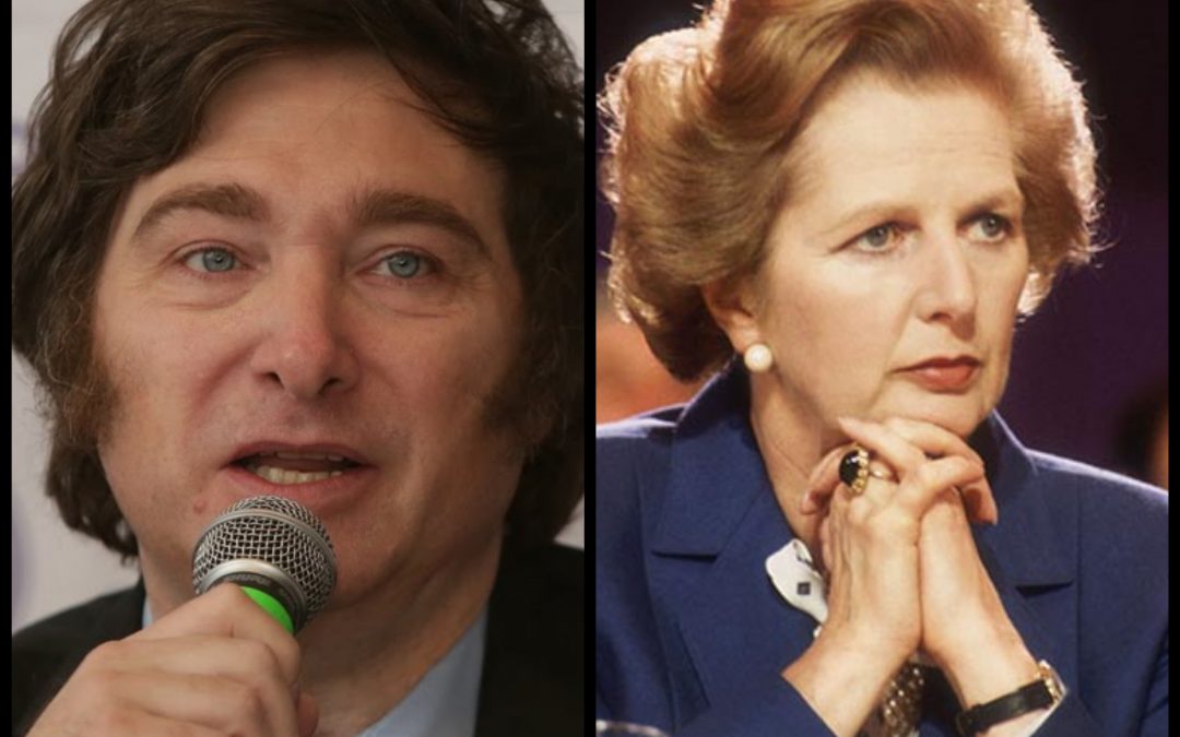 Javier Milei reivindicó a Margaret Thatcher y generó repudio en redes