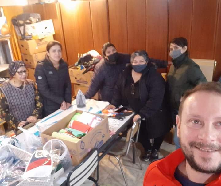 El gesto solidario de la Peña sanlorencista «Matadores Santacruceños»