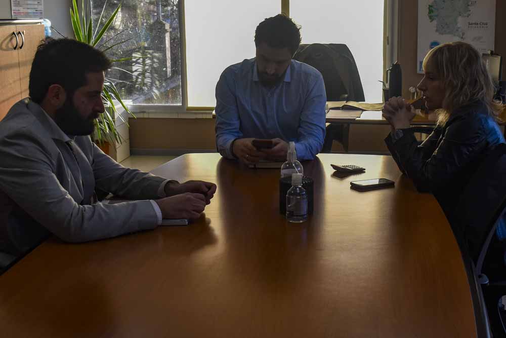 Funcionarios municipales se reunieron con el Secretario de Estado de Comercio de Santa Cruz Leandro Fadul