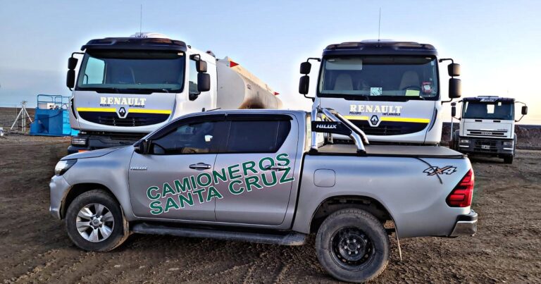 Camioneros de Santa Cruz pararon por malas condiciones laborales en petrolera CGC