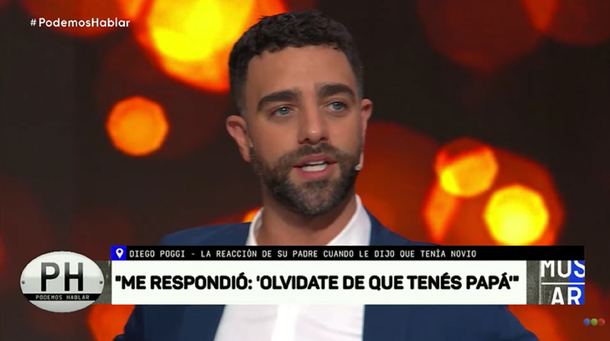 Diego Poggi pidió disculpas al padre por exponerlo en redes