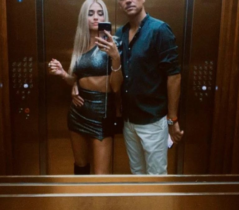 Hernán Crespo presentó a su nueva novia 18 años menor que él: “Te amo mi amor”
