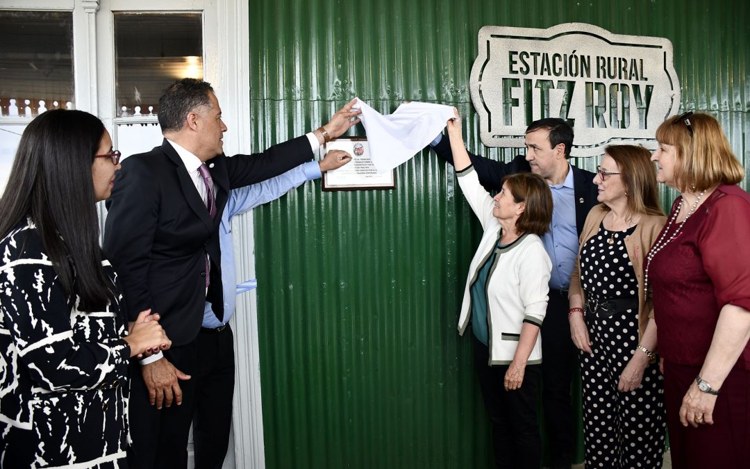 Alicia Kirchner inauguró obras y realizó anuncios en Jaramillo y Fitz Roy