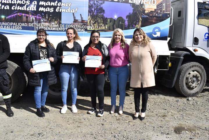 Río Gallegos: El área de Recolección ya tiene tres mujeres choferes