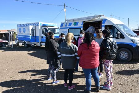 Salud realizó operativos de la campaña de vacunación en distintos puntos de la provincia