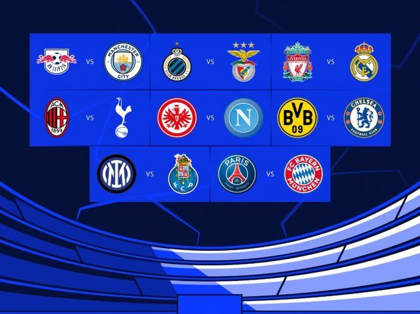 Así quedaron definidos los octavos de final de la Champions League