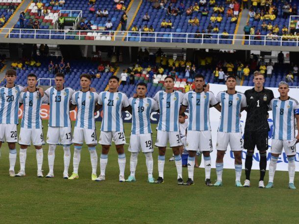 A todo o nada: Argentina vs Colombia por el Sudamericano Sub-20: horario, formaciones y TV