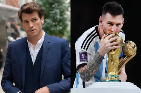Increible: Ashton Kutcher no ocultó su pasión por la selección argentina y por Lionel Messi