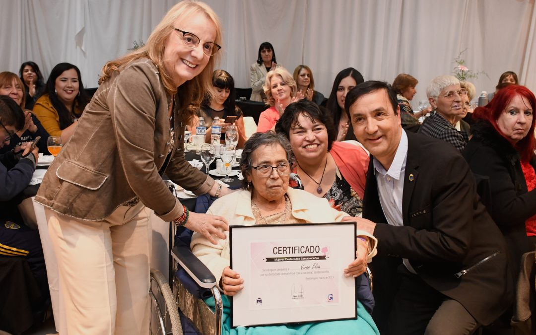 Alicia participó del reconocimiento a las Mujeres Destacadas Santacruceñas