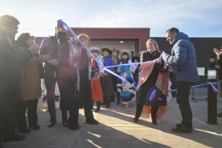 Alicia inauguró las instalaciones de la Intendencia Parque Nacional Bosques Petrificados