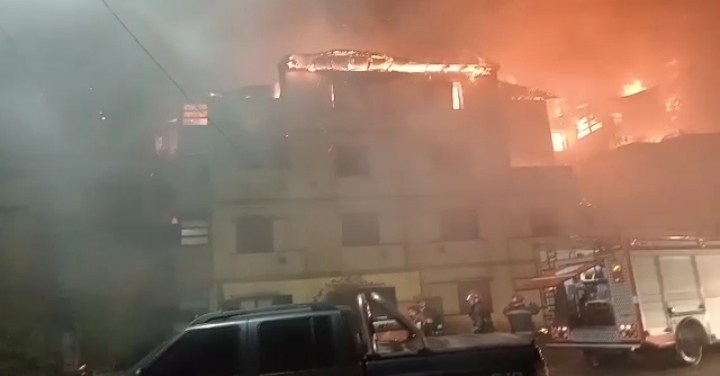 Incendio en el Barrio 400 Departamentos de Río Gallegos