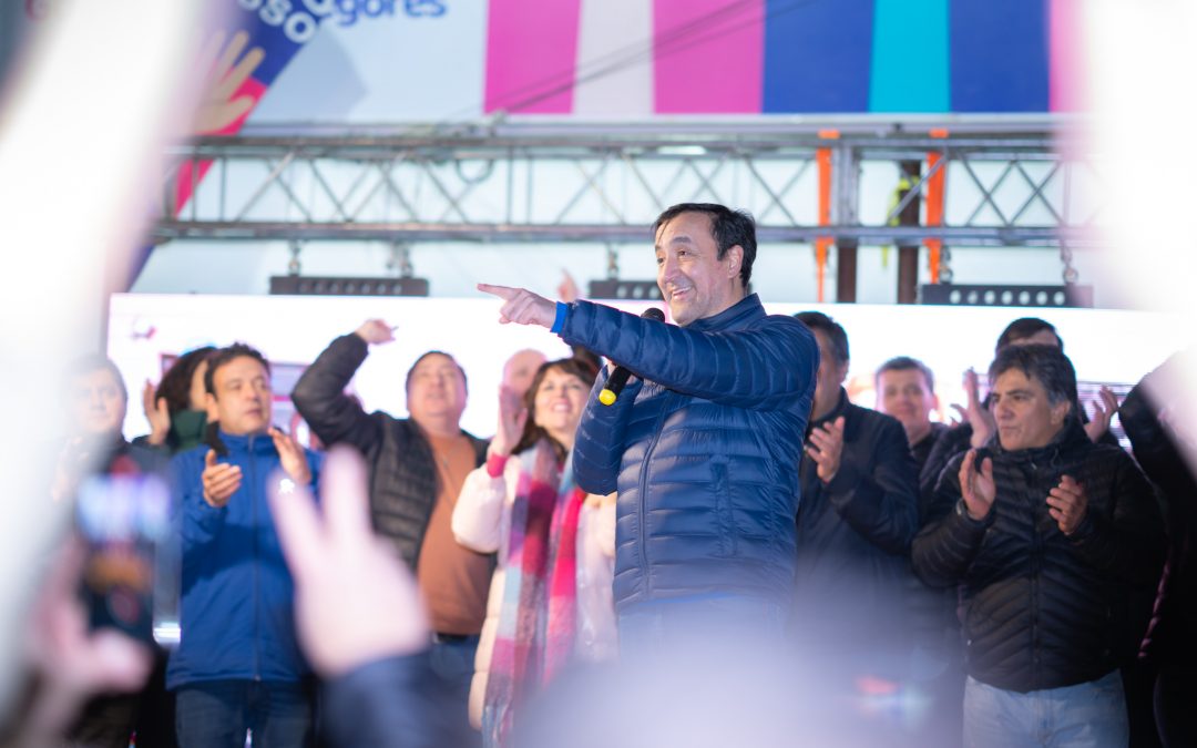 Pablo Grasso en Gobernador Gregores: “los invito a ser parte de esta revolución que vamos a generar en Santa Cruz”