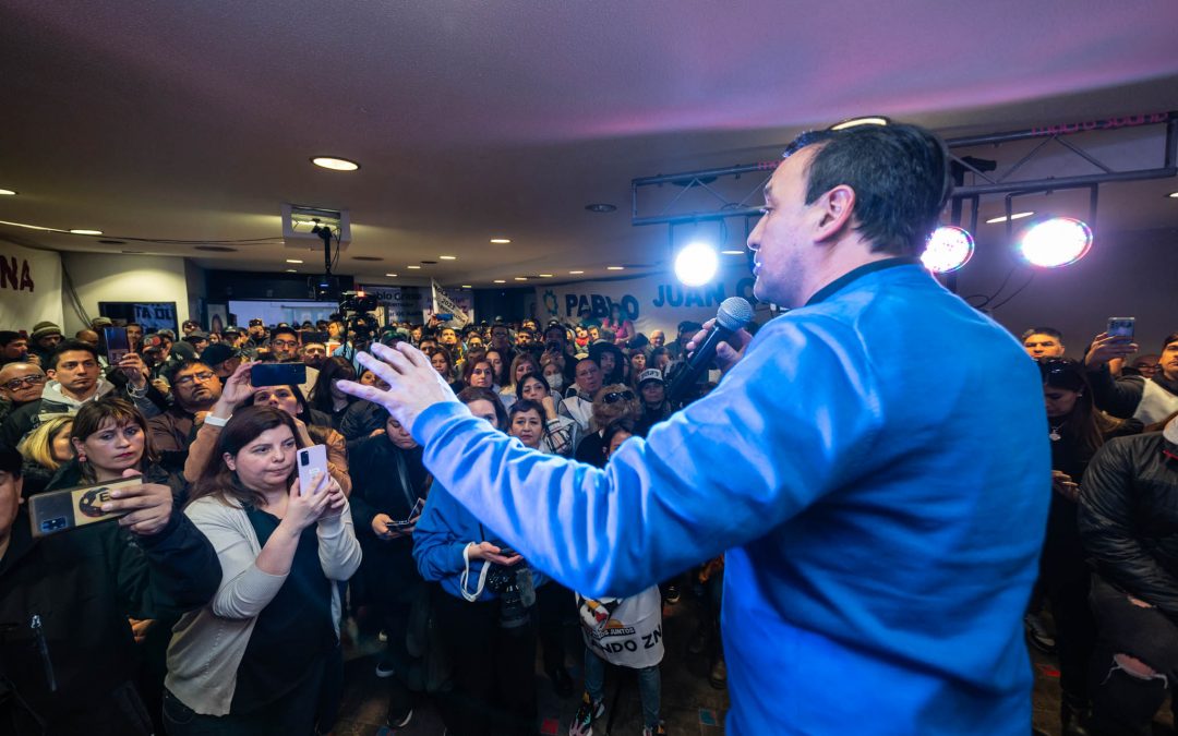 Pablo Grasso en Caleta Olivia: “Vamos a reconstruir la educación, el trabajo y la dignidad del pueblo”