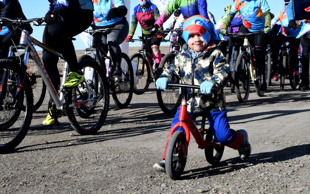 «Santa Cruz recorre”: realizaron una gran jornada de cicloturismo con mirada inclusiva en Río Gallegos