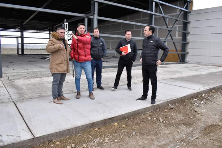 El intendente Pablo Grasso recorrió la obra de la nueva Terminal de Ómnibus