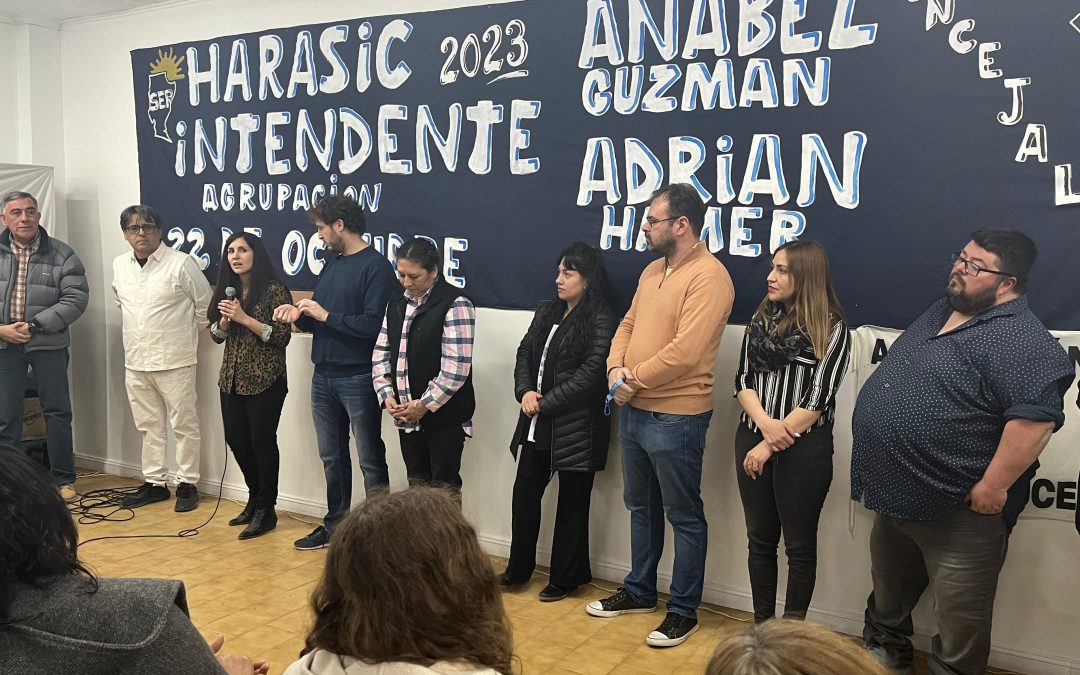 Mijhael Harasic presentó sus candidatos a concejales en Río Gallegos