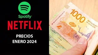 Netflix y Spotify: los nuevos precios a partir de enero 2024