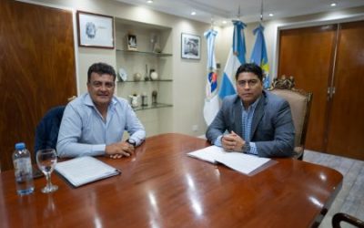 Vidal recibió el acompañamiento del diputado Gustavo “Kaky” González