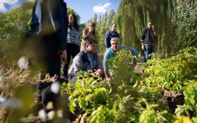 Claudio Vidal en Gregores: Recorrió la Escuela Agropecuaria N°1 y redobló su apuesta por la producción