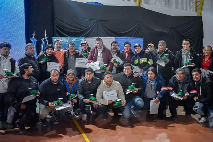 Pablo Grasso encabezó reconocimiento a trabajadores de la Dirección de Obras Viales