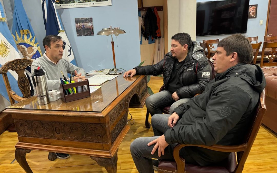 PABLO GRASSO RECIBIÓ AL NUEVO INTERVENTOR DE LA UOCRA ZONA SUR