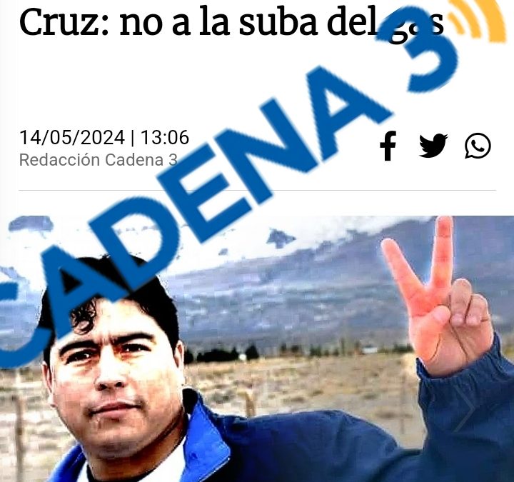 UN MEDIO CORDOBÉS QUE CUESTIONA A VIDAL, FUE DURO CON LOS SANTACRUCEÑOS PORQUE «PROTESTAN POR EL GAS»