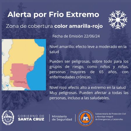 Continúa el frío extremo en el sur de Santa Cruz