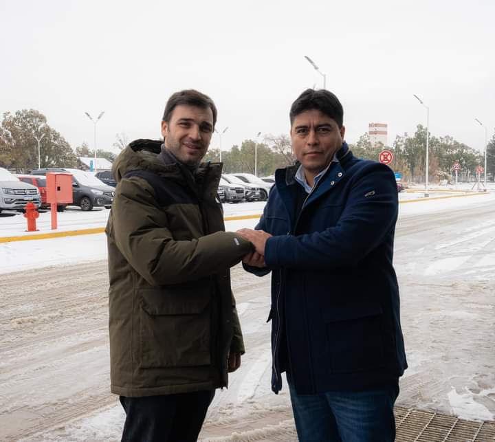 CLAUDIO VIDAL E IGNACIO TORRES COORDINAN ACCIONES POR LAS FUERTES NEVADAS EN SANTA CRUZ Y CHUBUT