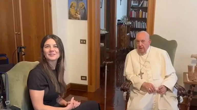 El Papa recibió a una víctima de Astiz y dejó un fuerte mensaje