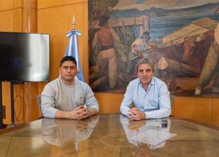 Importante encuentro del gobernador Vidal con el ministro Caputo para fortalecer la industria en Santa Cruz