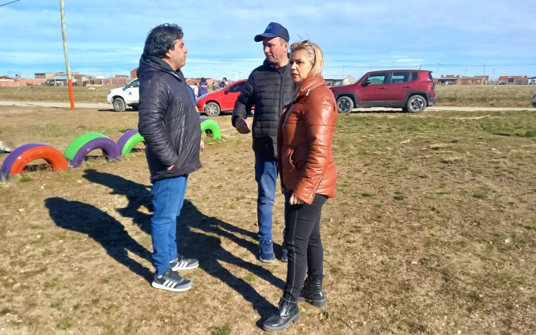 Natalia Quiróz recorrió trabajos y obras en la capital