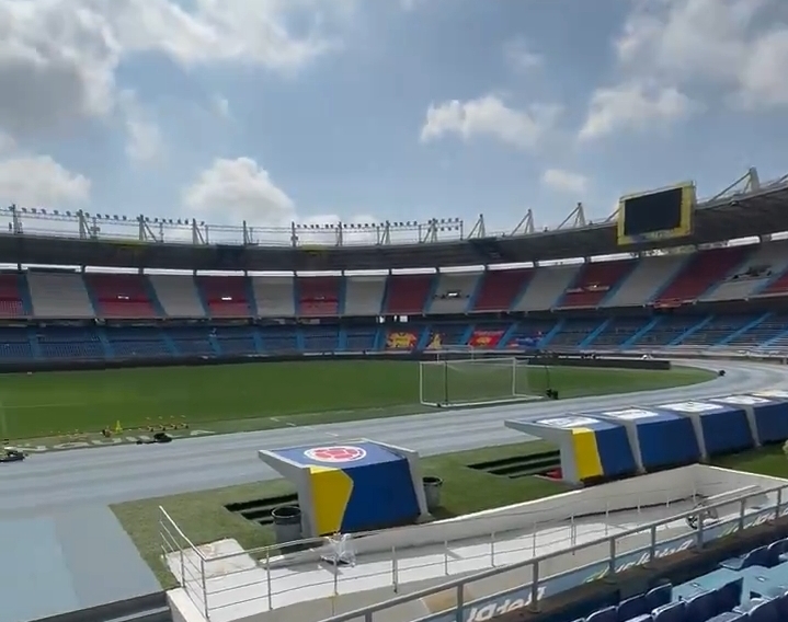 Colombia espera a la Argentina en Barranquilla con 37 grados para el partido