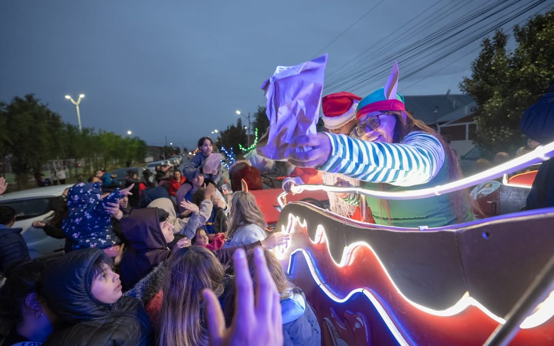 Navidad mágica en Río Gallegos: Papá Noel recorre los barrios con sorpresas
